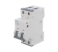 5SY4210-7 Interruttore sovracorrente 230/400VAC lNomin: 10A Polo: 2 DIN Carat...