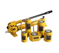 5T/10T Ultra-sottile Sollevamento Idraulico Portatile Martinetto Split Idraulico Booster Corsa del Cilindro Manuale Verticale Accessori RV Per principianti fai da te(10T 11mm)