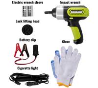 5T Cric Martinetto Idraulico Elettrico per Auto con Avvitatore 155-420mm