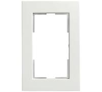 5TG1116-0 - Cornice Delta miro, 2 scomparti, colore: Bianco titanio
