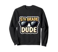5th Grade Dude Quinto Grader Ritorno A Scuola Ragazzi Studente Felpa