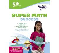 5th Grade Jumbo Math Success Workbook (Tascabile) Sylvan Math Jumbo Workbooks