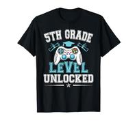5th Grade Level Unlocked Graduation Class 2026 Fifth Grade Maglietta