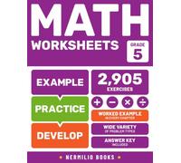 5th Grade Math Worksheets: Addition, Subtraction, Multiplication, and Division Timed Tests for Kids Ages 9-11