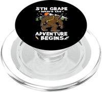 5th Grade Where The Adventure Begins Back To School Bigfoot PopSockets PopGrip per MagSafe
