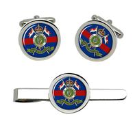 5th Reale Irlandese Lancers, Britannico Militare Gemelli E Fermacravatta Set