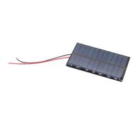 5V 120mA 0.8W Piccola cella a piastra solare con filo Policristallino celle solari pannello di ricarica piastra cellulare per luce esterna batteria