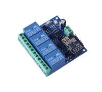 5V/12V ESP8266 Dual Channel WiFi Relay Module - IoT Smart Home Remote Control Switch with Mobile APP(4Road12V)
