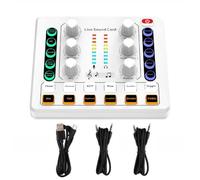 5V 1A Tipo-C Scheda Audio Corpo Modalità multiple Suoni elettrici Effetti Riduzione del rumore Bluetooth Mini Audio Mixer Board