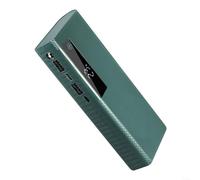 5V 2 1A USB Battery Holder Case Power Bank Box per 5 pz 21700 Flat For Head Batterie FAI DA TE Solderless Assemblaggio con protezione inversa (verde)