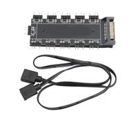 5v 3pin argb hub a 10 vie splitter RGB universale con alimentatore SATA e cavo madre per i costruttori di PC e gli appassionati di materiale PCB