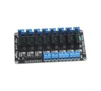 5V 8-Channel Solid State Relay Module Opto-Isolated | Opto-isolated design, 2mA low trigger current, anti-interference, stable signal transmission, long lifespan