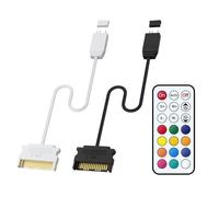 5V Argb LED Controller 15Pin Adattatore di Alimentazione Telecomando per PC Luce
