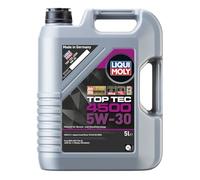 LIQUI MOLY Olio motore Top Tec 5W-30 olio 5 L Compatibilità con HYUNDAI Tucson TL, TLE, TOYOTA Yaris Hatchback P9, PEUGEOT 206 2 volumi/Coda spiovente 2A/C 207 WA, WC 308 I Hatchback 4A, 4C 307 3A/C