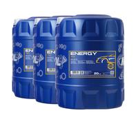 5W 30 Olio motore 60 3x20 Litri Originali MANNOL ENERGIA 5W30 VW 502/505/MB