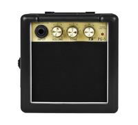 5W Small Guitar Amplifier Outdoor Portable Amplifier with Back Clip Speakers Electric Accessories Easy to Use Musical Instrument Parts