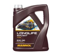MANNOL LONGLIFE 504/507 Olio motore 5W-30 Olio 5L MN7715-5 per VW GOLF VI (5K1)