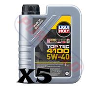 5W40 C3 OLIO MOTORE LIQUI MOLY TOP TEC 4100 BMW RENAULT FIAT 5 LT