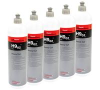 5x 1 L Koch Chemie Detergente Heavy Cut H9.02 Grezzo Auto senza Oli di Silicone
