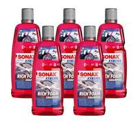 5X 1 Litro RichFoam Schiuma-Shampoo Pulizia Schiuma Shampoo SONAX XTREME