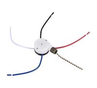 5X(1 PZ Interruttore Luci Ventilatore da Soffitto ZingEar ZE-208S E89885 In7441