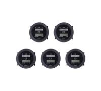 5X 12V / 24V / 36V / 48V / 72V LED Digital di Stato Della Batteria Indicatore di Carica con Tester di Ora Gauge Nero