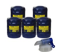 5X 20 Litri Originale MANNOL Olio Cambio FWD Olio Cambio 75W-85 API GL 4