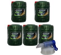 5x 20 Litro Fanfaro olio motore GSX 15W-40 Api Sn / CH-4 Incl. Canale di Scarico