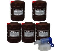 5x 20 Litro PEMCO Olio Idraulico Hydro Hv Iso 46 Hkp 68 Incl. Canale di Scarico