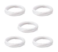 5X 3D Della Stampante 1.75mm Pla 10M (Pla Bianca) E6J12205