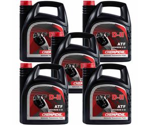 5x 4L CHEMPIOIL Fluido Ch Atf D-Ii Allison C4 Caterpillar TO-2 GM