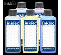 5x 500ml Inktec Pigmento Inchiostro Ricarica Set Kit per Epson Stylus Pro 7700