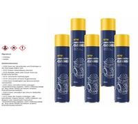 5X 600Ml MANNOL Pulitore Per Carburatori 9970 Spray Pulitore Distanziatore