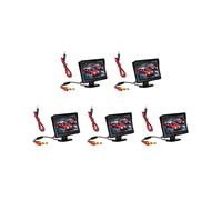 5X 9 V-24 V Kit Monitor Retrovisore per Auto da 4,3 Pollici TFT LCD Telecamera per Retromarcia per Auto Monitor per Sistema di Parcheggio per