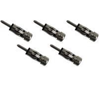 5x AIV Adattatore per Antenna din Auf Iso Automobile Auto Radio Spina Presa