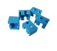 5X Alta Precisione Stampante 3D Blocco Riscaldatore Silicone Copertura Protezione Termica Silicone Calzini Pro per V6 PT100 Blocco Riscaldato hotend e Titan Aero estrusore uso