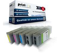 5x Alternative XL Cartucce Per Canon Imageprograf IPF-680-Series 6705B001