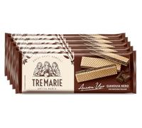 5X Ancora Uno Gianduia Nero Wafer Farciti con Crema Gianduia per tre marie 140g