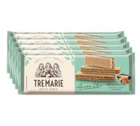 5X Ancora Uno Mandorlato Wafer Farciti con Crema di Cioccolato al Latte e Granella di Mandorle per tre marie 140g