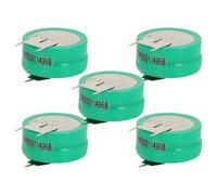 5x Batteria a bottone NiMH 250mAh 2,4V