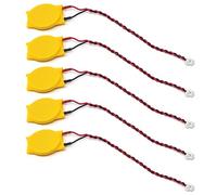 5x Batteria Bios Cr2032 Cmos Notebook Computer Laptop 3v 2pin Gialla_