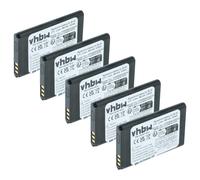 5x Batteria per Albrecht Tectalk Outdoor TelMe Tourist Guide 900mAh