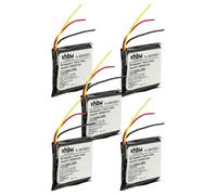 5x Batteria per Jabra CP-GN650, AHB472625PLT, AHB682828PS 250mAh