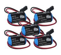 5x Batteria per Siemens Simotion 840Di, D435, D425, D840, D445 900mAh 3V Li-MnO2