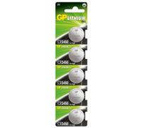 5x Batterie a Bottone al Litio GP 3V CR2450 DL2450 ECR2450