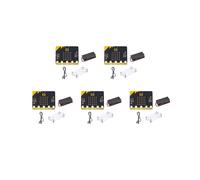 5X BBC Microbit Go Start Kit Micro:Bit BBC DIY Projects Scheda di Sviluppo 'Apprendimento Programmabile con Guscio Protettivo