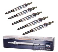 5X BERU CANDELA DI RISCALDAMENTO GN985 DEFENDER DISCOVERY 2.5 Td5 SET COMPLETO