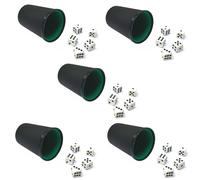 5x Bicchiere per i Drghi IN Plastica Con 25 Cubo Puzzle Tazze Kang Mäxchen