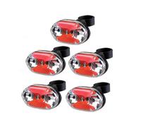 5X Bike Rear Light Highlight LED Tail Light Waterproof Bicycle Mountain Riding Cycling Tail Lamp Bicycle Parts