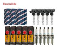 5x Bosch Bobina + 5x NGK Candela V-Line per Fiat Coupé Fa / 175 2.0 20V Turbo